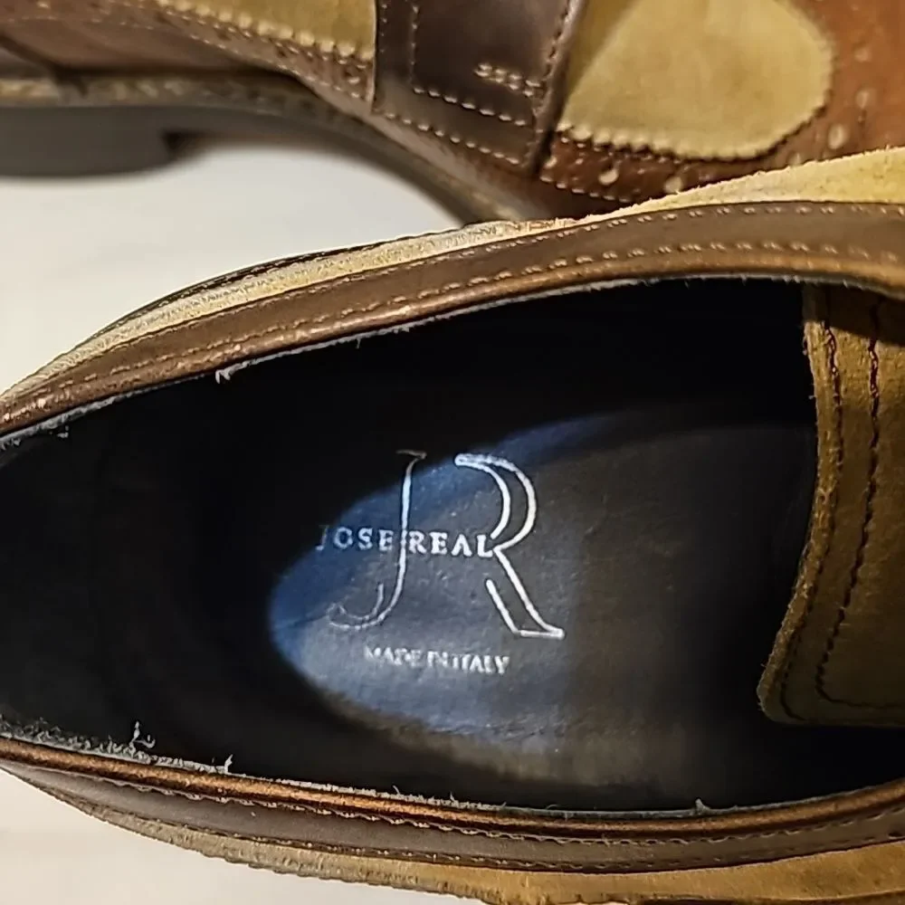 JOSE REAL  “HAND MADE in‎ Italy OXFORD DRESS SHOES” 42